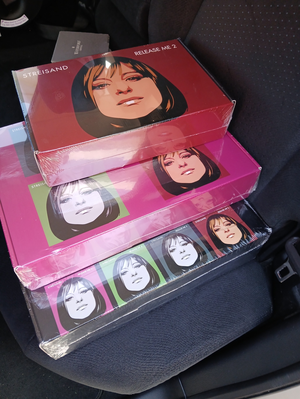 Barbra Streisand 'Release Me 2' Box Set - Pink/Red Artwork